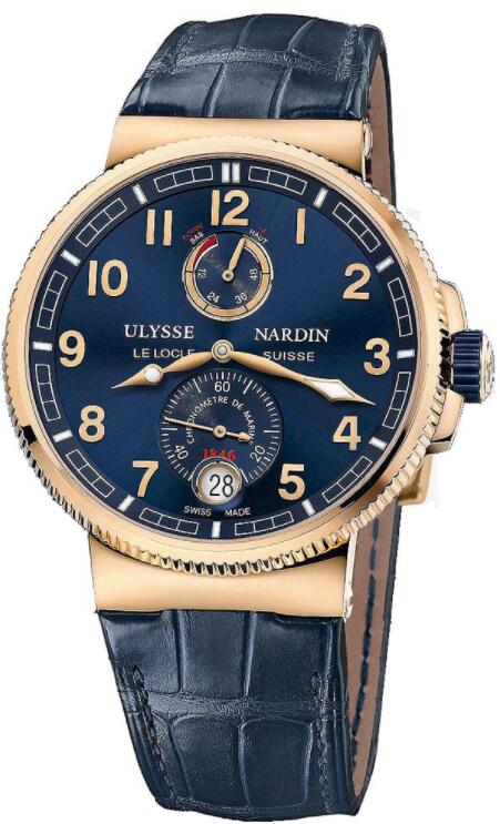 Ulysse Nardin Marine Chronometer Manufacture Blue Dial 1186-126/63 Replica Watch